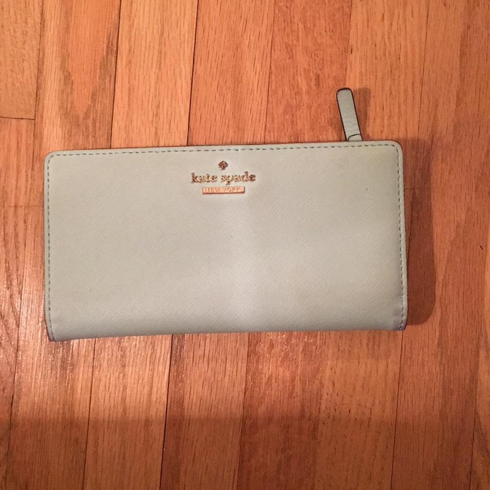 Kate Spade light blue wallet